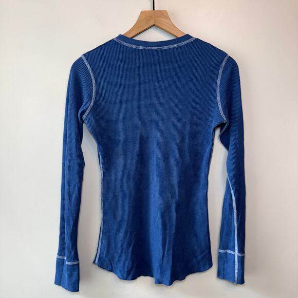 NFL Team Apparel Women's Indianapolis Colts Henley Shirt Blue Size X-Small - Picture 6 of 6